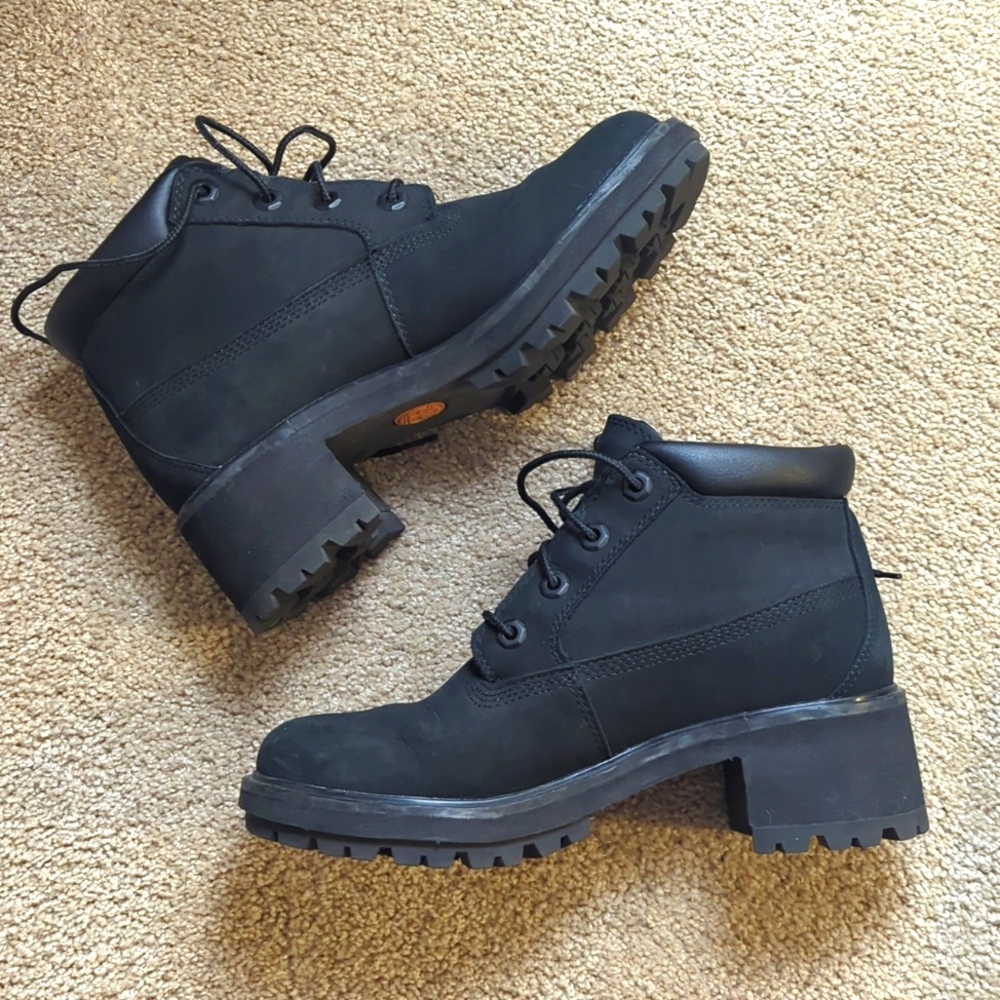 Timberland Kinsley heeled ankle boots, black, US 7